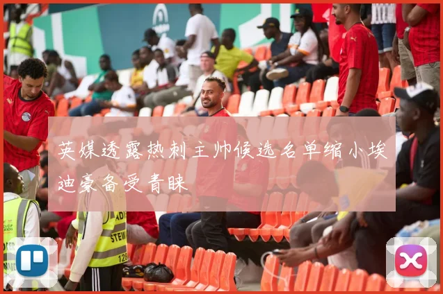 英媒透露热刺主帅候选名单缩小埃迪豪备受青睐